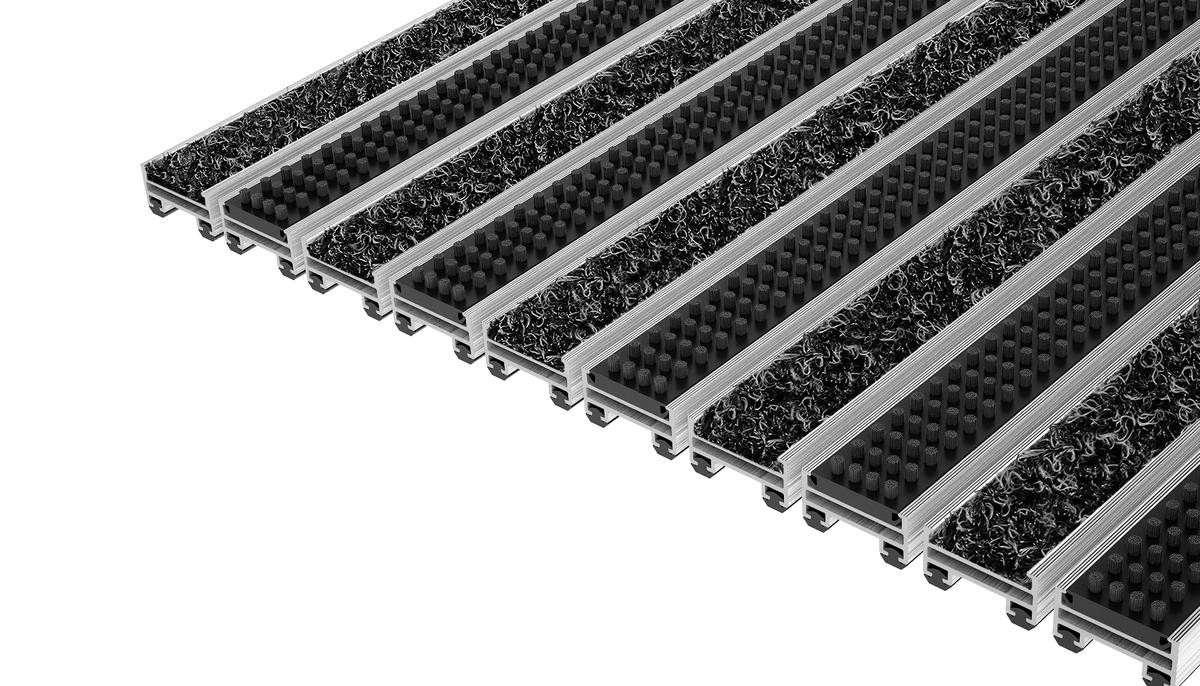 Top Clean Trend 17 Wave Inserto E Profilo A Spazzola
